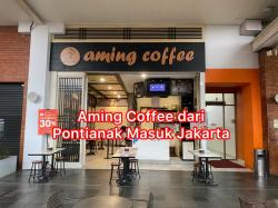 Aming Coffee dari Pontianak Masuk Jakarta, Kopi Susu dan Kopi Hitam Gula Aren Paling Diminati