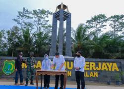 Tugu Caping, Icon Penuh Makna Bagi Warga Lalan Muba