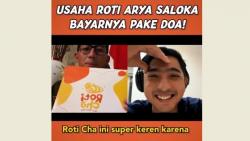 Viral Arya Saloka Jualan Roti Gratis, Bayar Cukup Pakai Doa