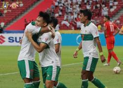 Skor Akhir Leg I Semifinal Piala AFF 2020: Timnas Indonesia vs Singapura Imbang 1-1