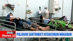 Video Puluhan Santriwati Keracunan Makanan dari Udang