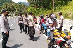 Polres Bolsel Razia Pendatang, Pintu Masuk Dijaga Polisi