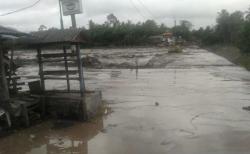 Jembatan Penghubung Desa di Lumajang Hancur Diterjang Lahar Dingin Semeru