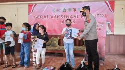 Vaksinasi Anak Berhadiah, Alhamdulillah Dapat Alat Tulis untuk Sekolah