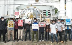 Demo di Kantor Gubsu, MAPOR SU : Jangan Rekrut Pelatih Cengeng