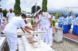 Kenang Pertempuran Laut Aru, TNI AL Ziarah ke TMP Dharma Loka Kupang NTT