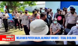 Video Unjuk Rasa Nelayan Dengan Blokir Jalingkut Brebes-Tegal