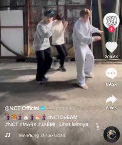 NCTzen Indonesia Geger, NCT Unggah Dance di TikTok Pakai Lagu Mendung Tanpo Udan