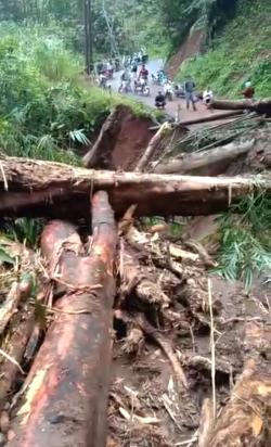 Longsor Susulan di Pekalongan, Jembatan Lebakbarang Amblas