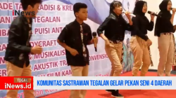 Video Komunitas Sastrawan Tegalan Gelar Pekan Seni 4 Daerah