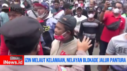 Video Detik-detik Nelayan Blokir Jalur Pantura Kota Tegal