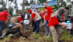 Lahan Perhutani Seluas 1700 Hektar Kritis, Bupati Brebes Ajak Tanam Pohon Atasi Banjir dan Longsor