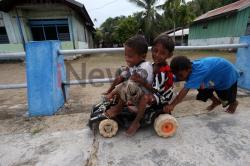 Potret Bocah Kampung Bianci, Ceria Dalam Kesederhanaan