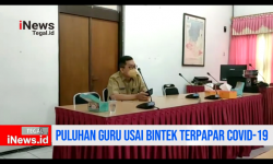 Video Puluhan Guru Usai Bintek Luar Kota Banyak Terpapar Covid-19, Kabupaten Brebes Gelar PJJ