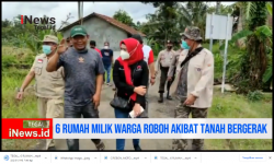 Video Tanah Bergerak di Tegal 6 Rumah Warga Roboh dan Puluhan rusak