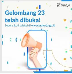 Program Kartu Prakerja Gelombang ke 23 Kembali Dibuka, Cek Syarat Seleksinya ...