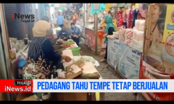 Video Pedagang Tahu Tempe di Brebes Tetap Memilih Berjualan, Meski di Sejumlah Daerah Mogok