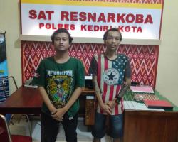 Polres Kediri Kota Ringkus Jaringan Pengedar Sabu-Sabu.