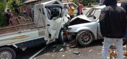 Hindari Sepeda Motor, Dua Mobil di Bangka Barat Adu Kambing