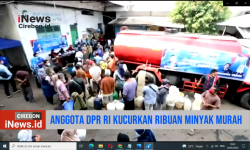 Video Anggota DPR-RI Kucurkan Ribuan Minyak Goreng Murah