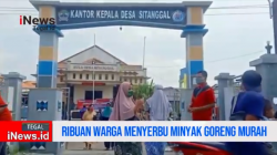 Video Warga Antusias Antri Operasi Pasar Minyak Goreng