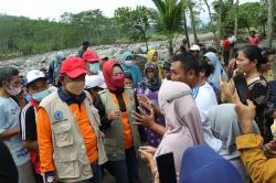 BPBD Brebes Mengungkap, Mahkota Longsor Sudah Merekah Ratusan Meter