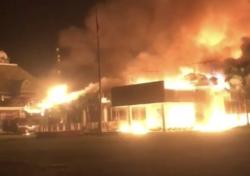Polres Kota Kotamobagu Ludes Terbakar! Diduga Korsleting Listrik