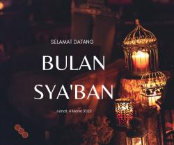 Marhaban Ya Syahru Syaban, Bulan Shalawat dan Bulannya Al Qur'an