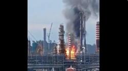 BREAKING NEWS: Kilang Pertamina di RU V Balikpapan Terbakar