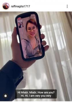 Maria Ozawa Video Call dengan Raffi Ahmad yang Dicolek Vicky Prasetyo, Netizen: Resepnya Apa Pak Bos