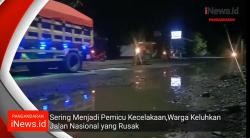 Video Warga Di Pangandaran Keluhkan Jalan Nasional yang Rusak