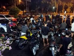 Polresta Palangka Raya Amankan 25 Sepeda Motor yang Digunakan untuk Balap Liar