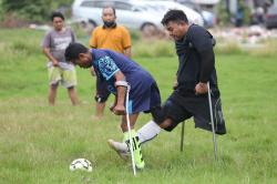 Perkenalkan! Inilah Klub Sepakbola Amputasi Surabaya, Atletnya Penyandang Difabel