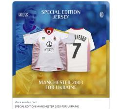 Galang Dana Untuk Ukraina, AC Milan Jual Replika Jersey Shevchenko Rp790 Ribu