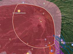 POTRET Kawah Merapi dari Atas, Radius 5 Km Rawan Guguran Lava, Ini Panduan Mitigasi dari BNPB