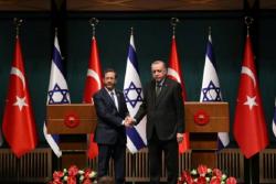 Erdogan bertemu Isaac Herzog, Israel dan Turki Resmi Buka Kerjasama Dua Negara