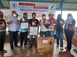 Penghuni DPRD Surabaya Kompak Adakan Lomba Mancing