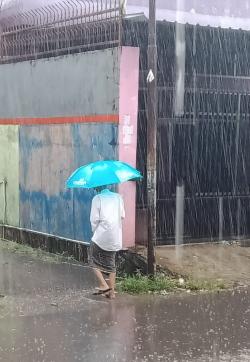 Hujan Guyur Makassar Sore Ini