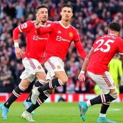 Cristiano Ronaldo Hattrick di Laga Manchester United Vs Tottenham Hotspur, Dongkrak MU ke 4 Besar