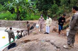 Beralasan Bikin Kolam, 1 Unit Mesin TI Diamankan Petugas dari Kaki Bukit Betung