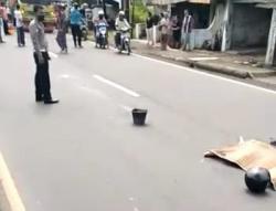 Hendak Menyalip, Ibu Rumah Tangga Tewas Tertabrak Bus