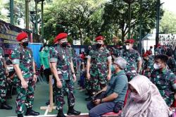 Peringati HUT ke 70, Kopassus Gelar Vaksinasi Booster untuk Prajurit dan Masyarakat