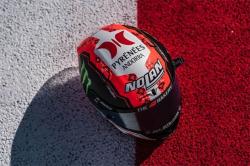 Keren! Helm Pembalap MotoGP Mandalika Terinspirasi  Aksara Jawa Hingga Batik