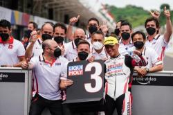 Mario Aji Raih Start Posisi Ketiga di Moto3 Mandalika 2022