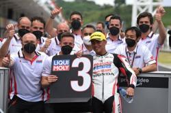 Mario Aji Raih Pole Position Moto3, Netizen Serbu Instagram Minta Duet Dengan Caknan