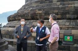 Foto Delegasi EdWG G20 Kunjungi Candi Borobodur dan Prambanan, Warisan Kebudayaan Indonesia