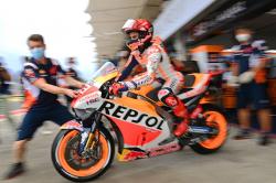 Marc Marquez Kecelakaan di Tikungan 11 Akibat Ban Belakang