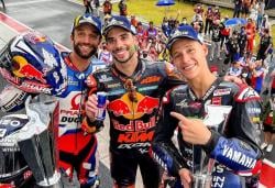 Juarai MotoGP Mandalika 2022, Miguel Oliveira Persembahkan Tropi Untuk Risman, Siapakah Dia?