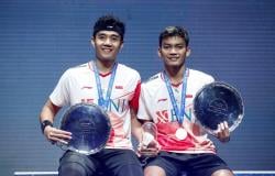 Debutan di All England, Fikri/Bagas Langsung Juara Usai Kalahkan Hendra/Ahsan