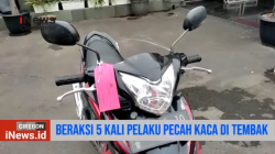 Video Komplotan Pencuri Pecah Kaca Ditembak Polisi